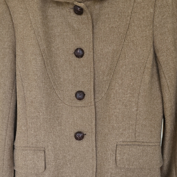 J Crew Women's Bella Camel Wool Blazer - Size M - Picture 4 of 12